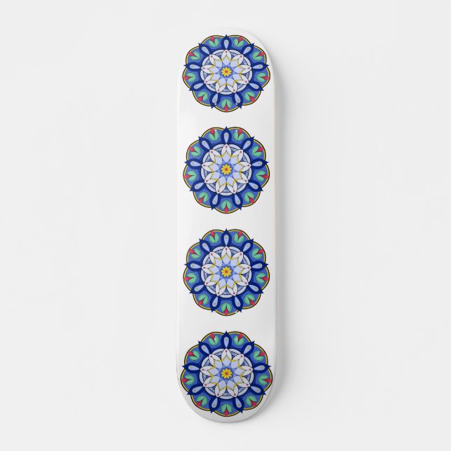 Mandala Pattern 01 Skateboard (Front)