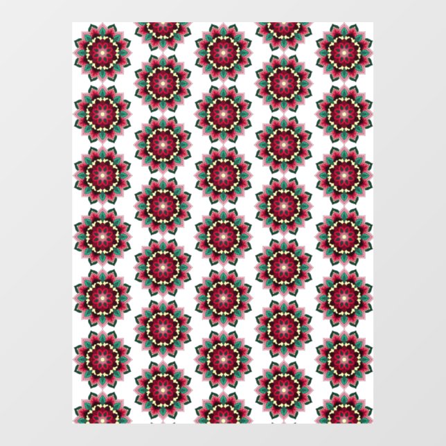 Mandala Pattern 02 in deep pink (Sheet)