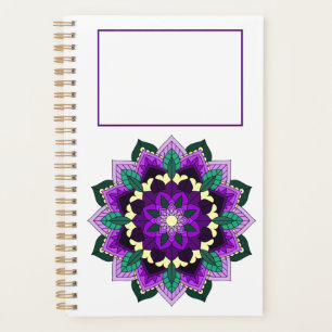 Mandala Pattern 02 in purple Planner