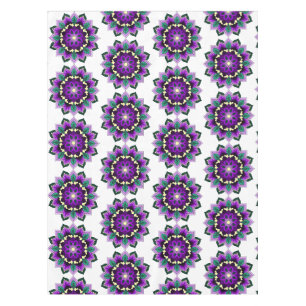 Mandala Pattern 02 in purple Tablecloth