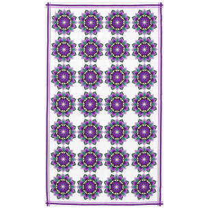 Mandala Pattern 02 in purple Tablecloth