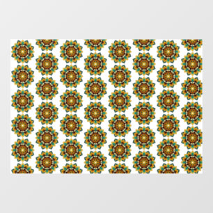 Mandala Pattern 02 in yellow & tan
