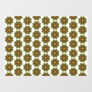 Mandala Pattern 02 in yellow & tan