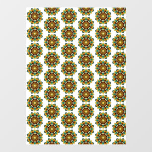 Mandala Pattern 02 in yellow & tan