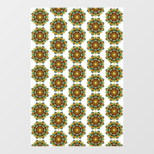 Mandala Pattern 02 in yellow & tan