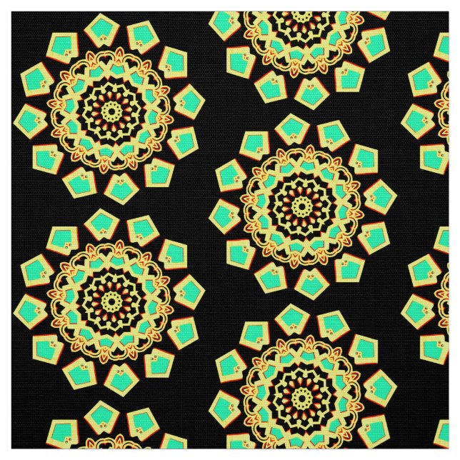 Mandala Pattern 110714(014) Fabric (Swatch)