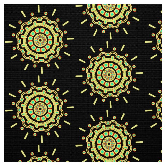 Mandala Pattern 110714(015) Fabric (Swatch)
