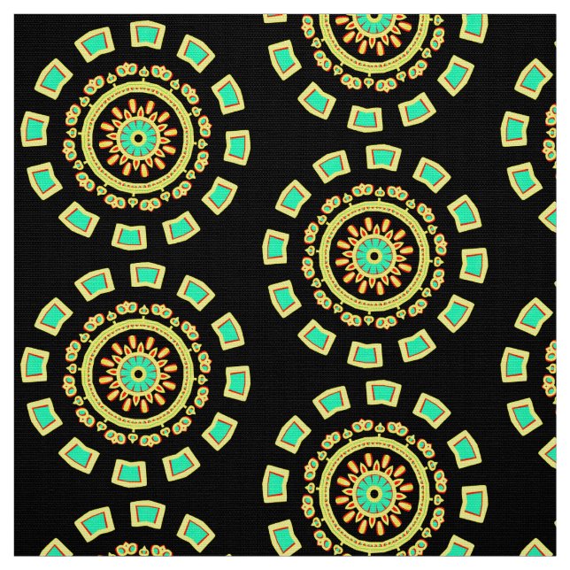Mandala Pattern 110714(016) Fabric (Swatch)