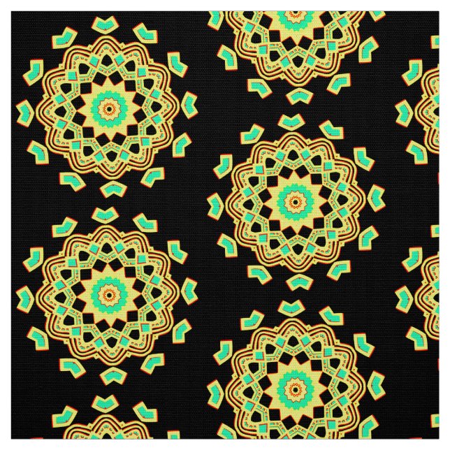 Mandala Pattern 110714(02) Fabric (Swatch)