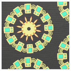 Mandala Pattern 110714(03) Fabric