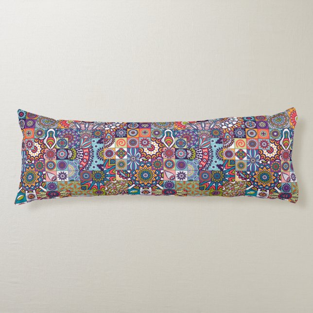 Mandala Pattern Body Cushion (Front)