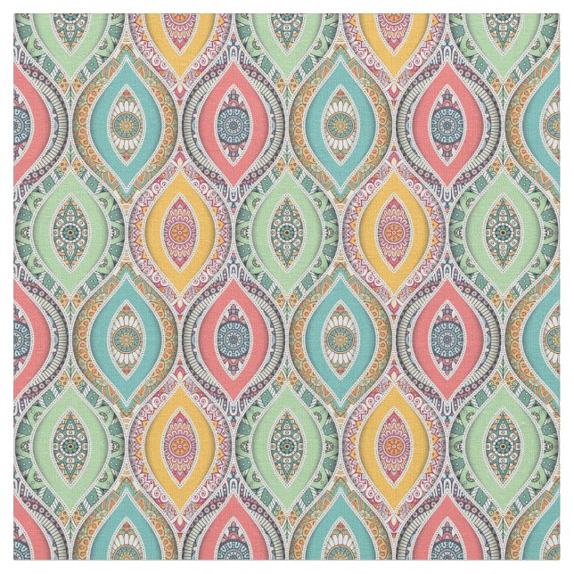Mandala Pattern Fabric (Close Up)