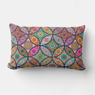 Mandala Pattern Lumbar Pillow