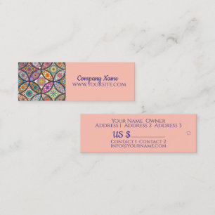 Mandala Pattern - Merchandise Tag, Business Card