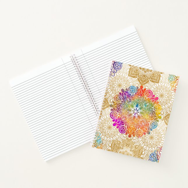 Mandala Pattern Notebook (Inside)
