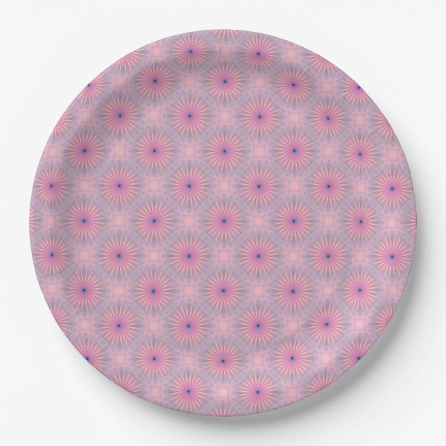 Mandala Pattern Paper Plate (Front)