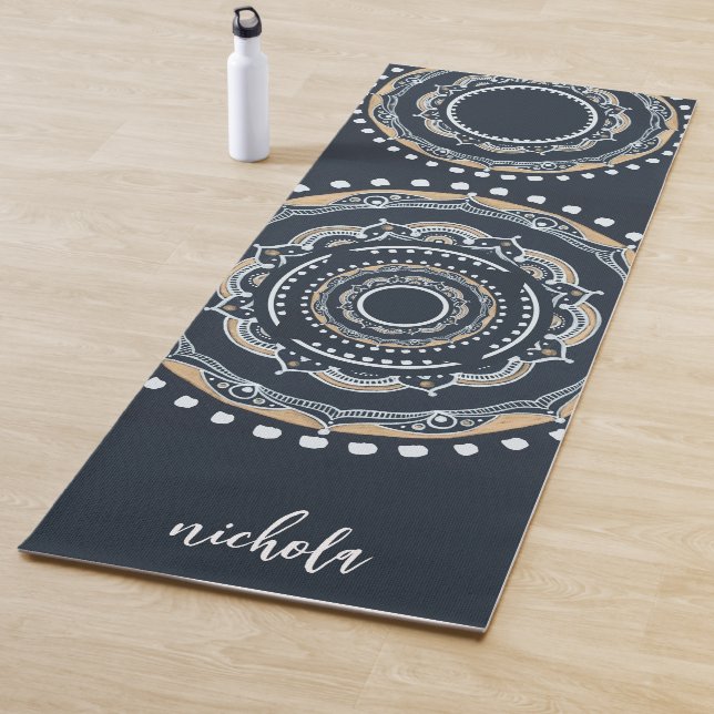 Mandala Pattern Personalised Yoga Mat (In Situ)