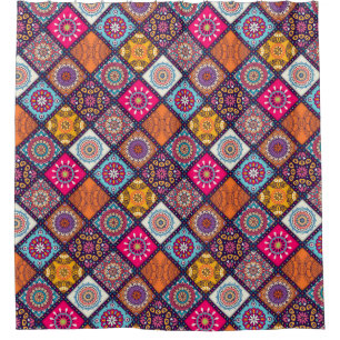 Mandala Pattern Shower Curtain