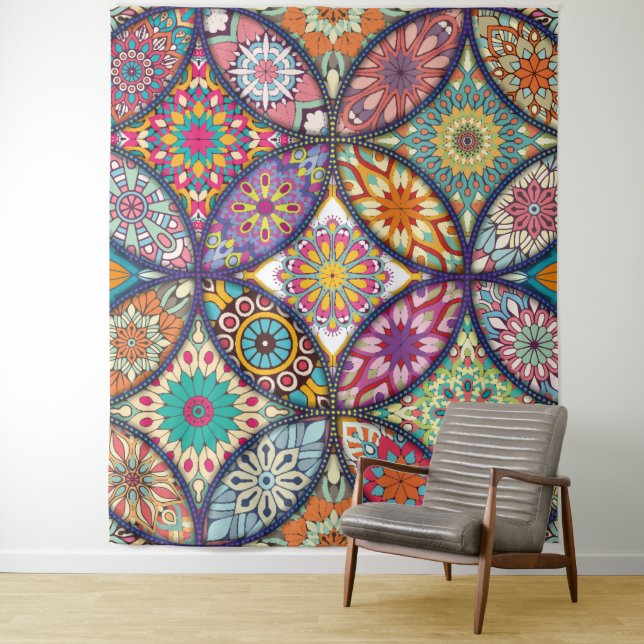 Mandala Pattern - Tapestry (In Situ)