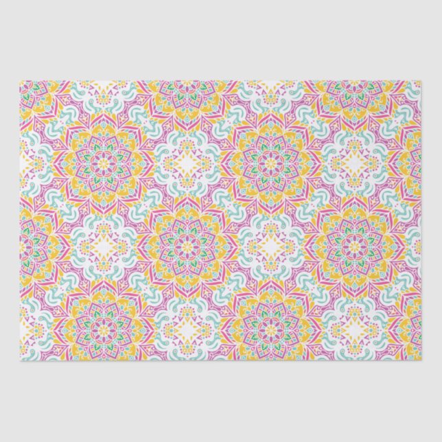 Mandala Pattern  Tissue Paper (Front)