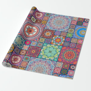 Mandala Pattern Wrapping Paper