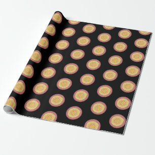 Mandala pattern wrapping paper