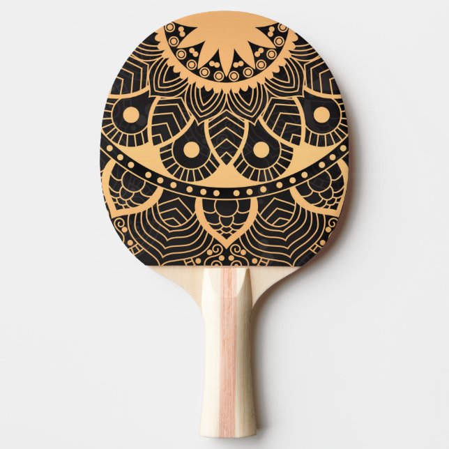 Mandala Ping Pong Paddle (Front)