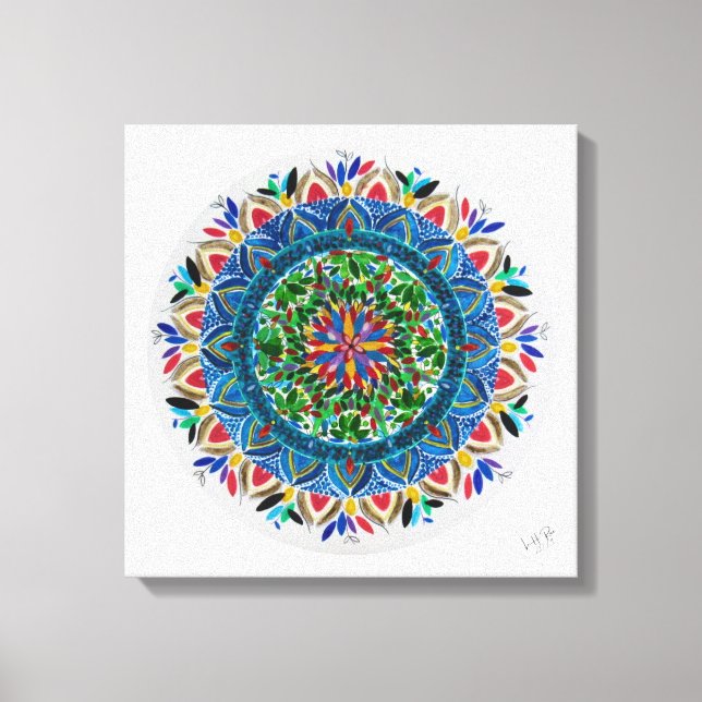 Mandala Prisma Canvas Print (Front)