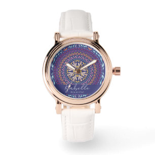 Mandala Purple Watch
