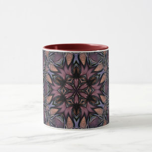Mandala Rosette Floral Twine Retro Boho Mug