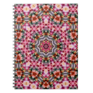 Mandala round kaleidoscope ornamental decoration c notebook