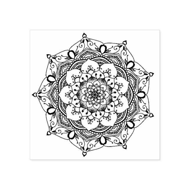 Mandala Rubber Stamp (Imprint)