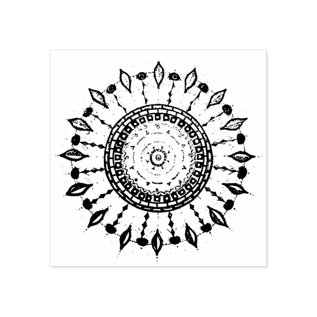 Mandala Rubber Stamp (Imprint)