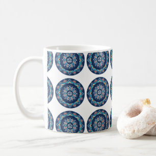 Mandala Sacred Geometric Pattern Yoga Instructor Coffee Mug