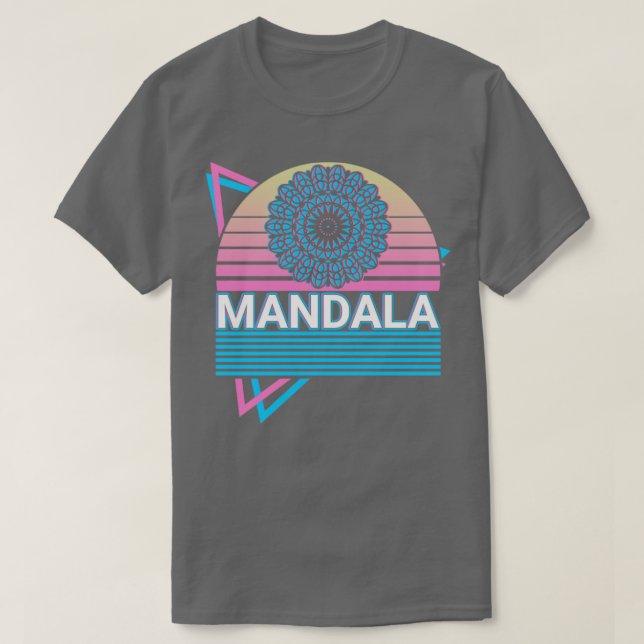 Mandala Sacred Geometry Prana T-Shirt (Design Front)