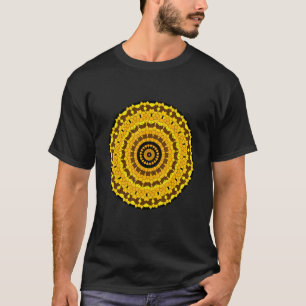 Mandala Sacred Geometry Prana Yoga Mantra Om 9 T-Shirt