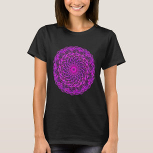 Mandala Sacred Geometry Prana Yoga Mantra Om T-Shirt