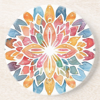 Mandala Sandstone Coaster