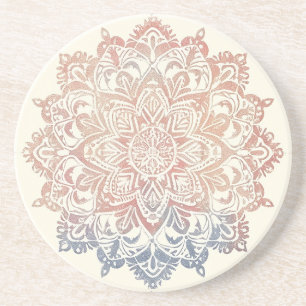 Mandala Sandstone Coaster
