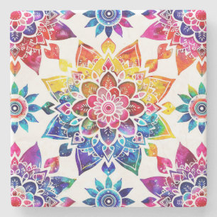 Mandala Sandstone Coaster