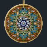 Mandala Shalom Ornament<br><div class="desc">This unique design has historic and ancient Jewish culture values,  mixes with modern elements and ornaments of middle east. Shalom is for peace</div>