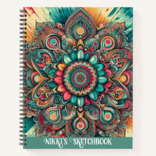 Mandala Sketchbook  Notebook