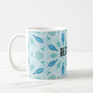Mandala, snowflake, style handdrawn art coffee mug