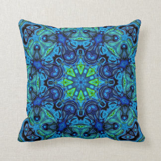 Mandala So Blue 04-21 - Modern Pillows
