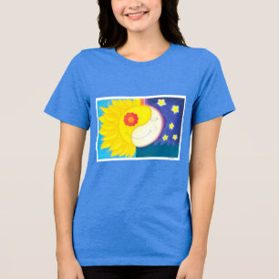 Mandala: Solflower and Luaflor Tri-Blend Shirt