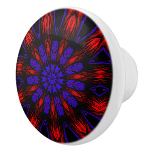 Mandala Southwestern Hippie Boho Chic Bohemian Ceramic Knob