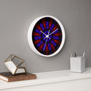Mandala Southwestern Hippie Boho Chic Bohemian Clock