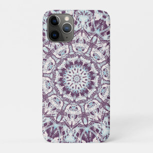 Mandala Spiritual Kaleidoscope Blue Purple White. Case-Mate iPhone Case