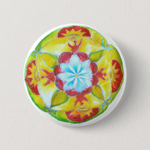 Mandala Standard, 5.7 cm (2.25") Round Badge