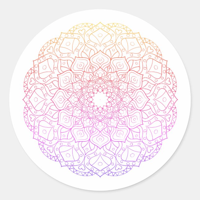 Mandala Sticker (Front)
